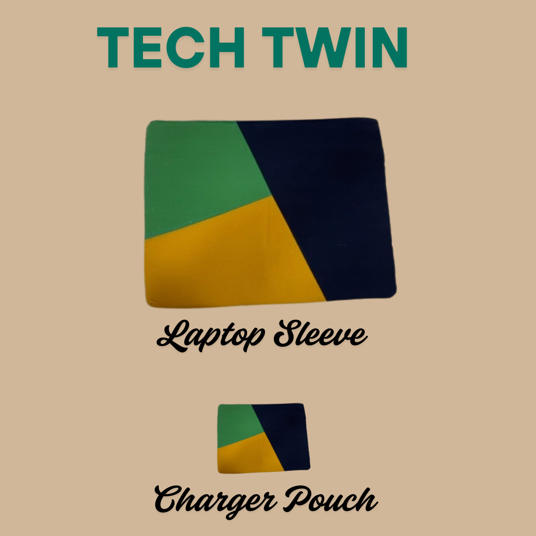 Tech Twin Laptop Sleeve with Charger Pouch