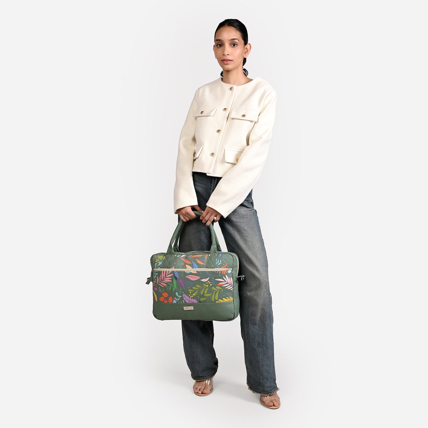 Eco Blossom Laptop Bag - USE code BAG30 and get FLAT 30% off