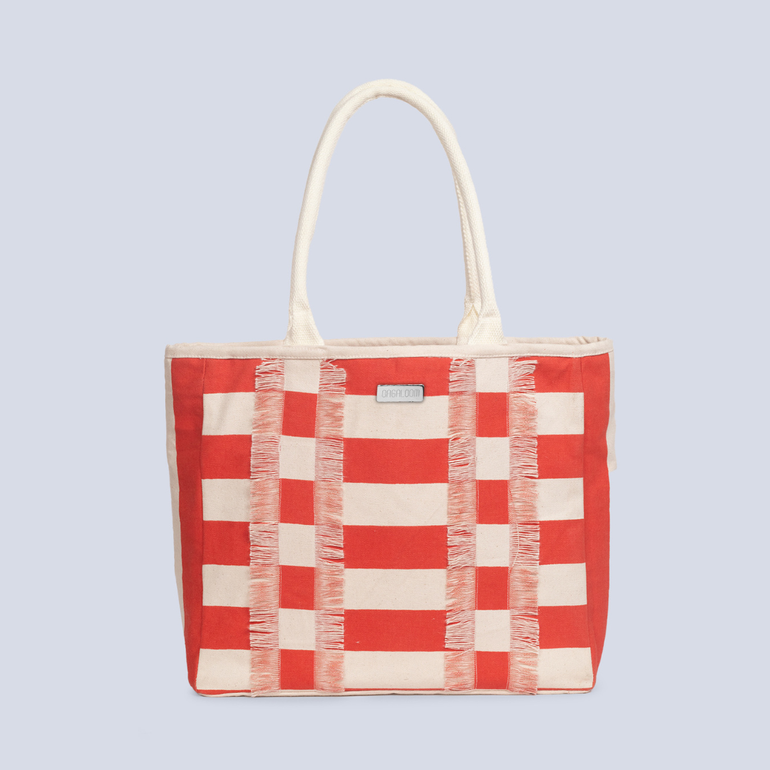 Coastal Stripes Box Tote