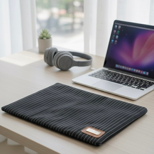 The Pinstripe Laptop Sleeve