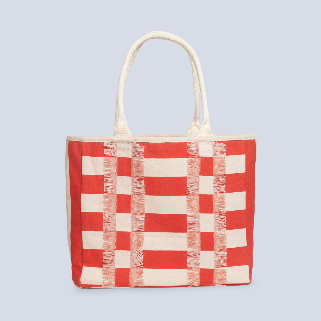 Coastal Stripes Box Tote