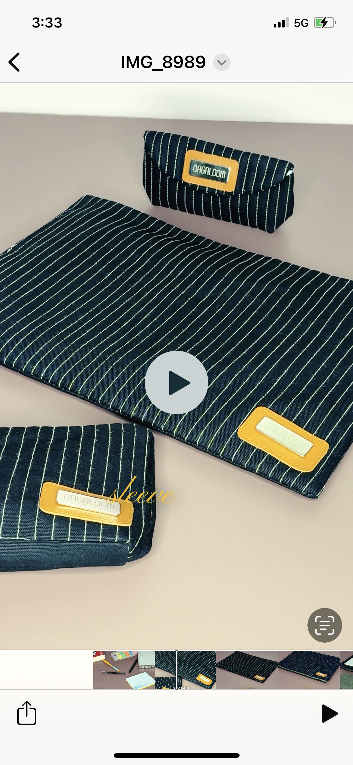 Pinstripe Collection – Laptop Sleeve, Pouch & Sunglass Cover (Set of 3) - Add a Gift Box