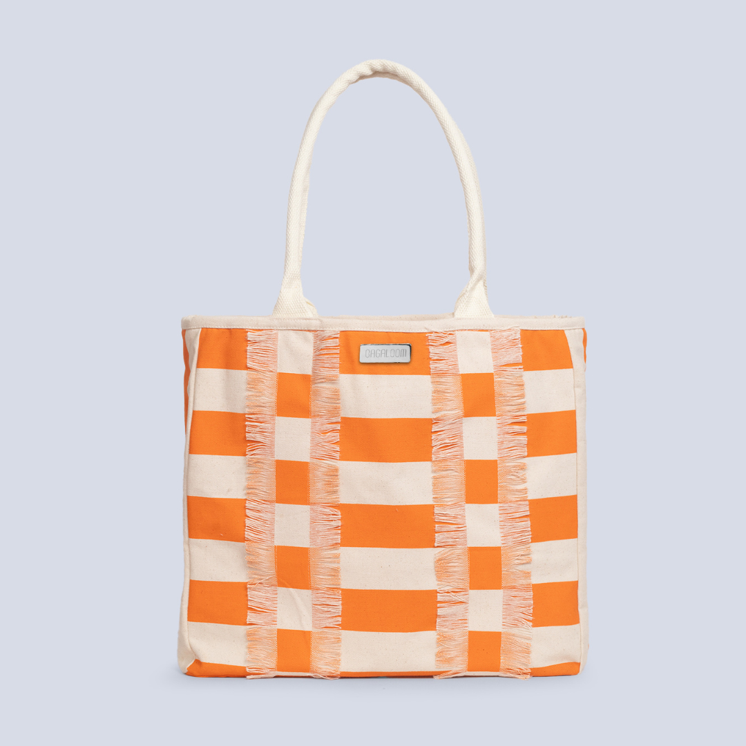 Coastal Stripes Box Tote