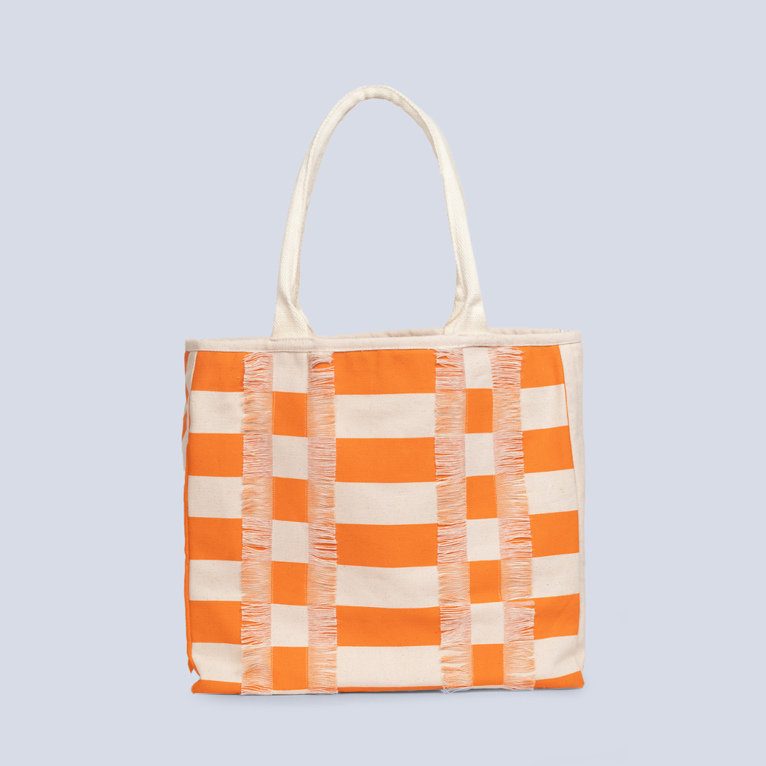 Coastal Stripes Box Tote