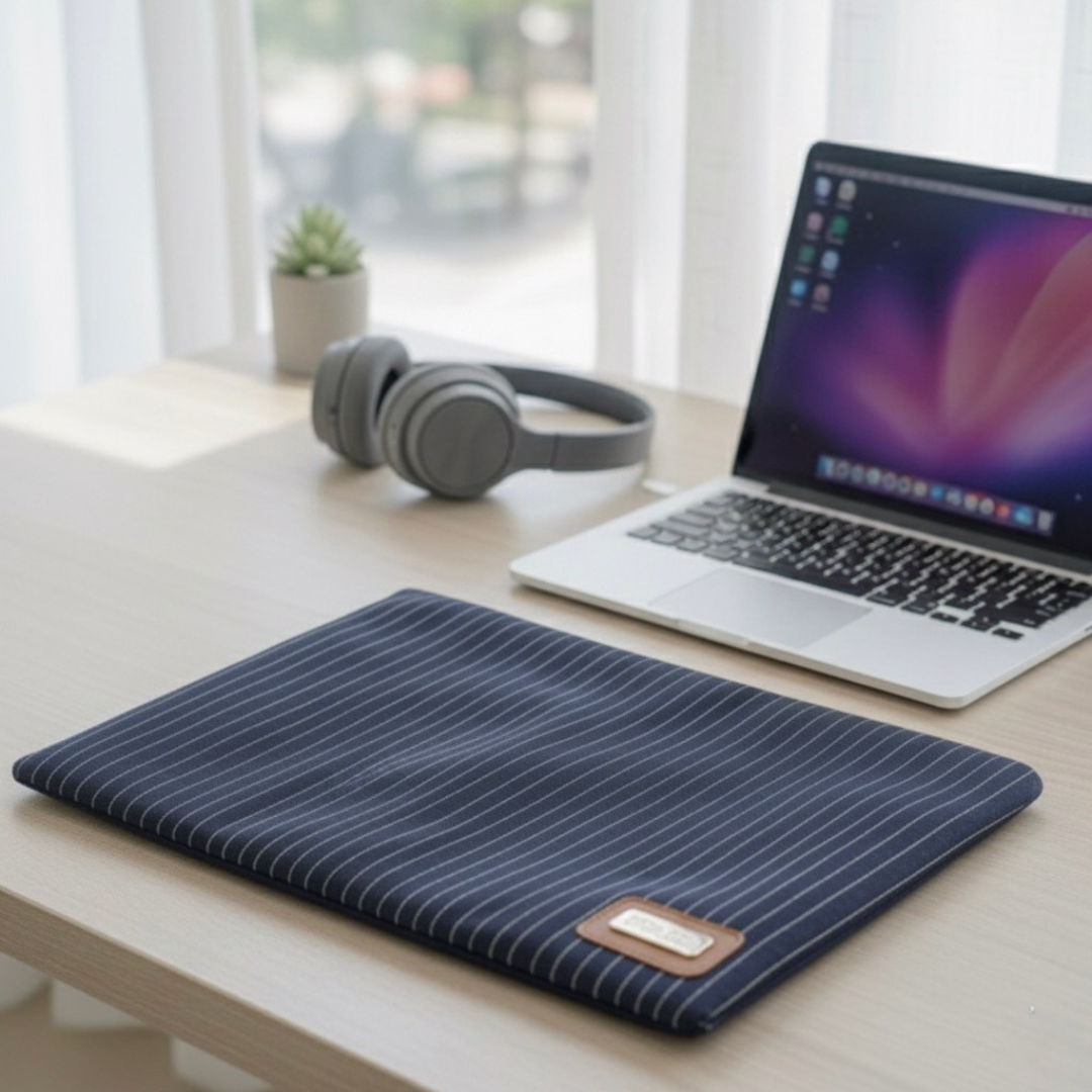 The Pinstripe Laptop Sleeve