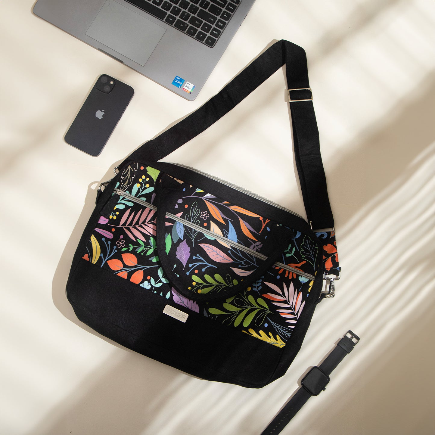 Eco Blossom Laptop Bag - USE code BAG30 and get FLAT 30% off