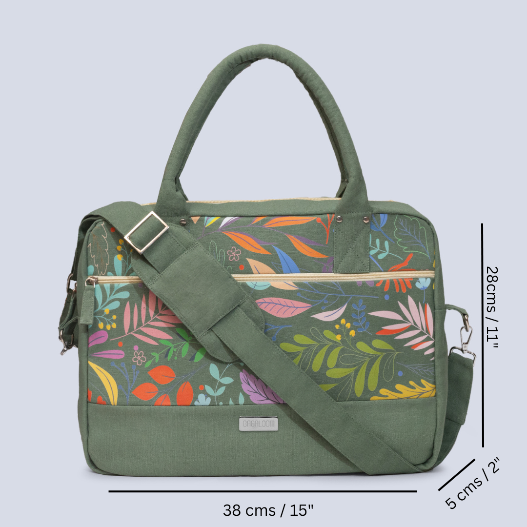 Eco Blossom Laptop Bag - USE code BAG30 and get FLAT 30% off