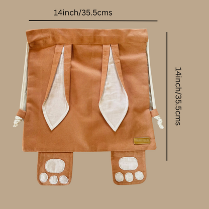 Canvas Bunny Bag