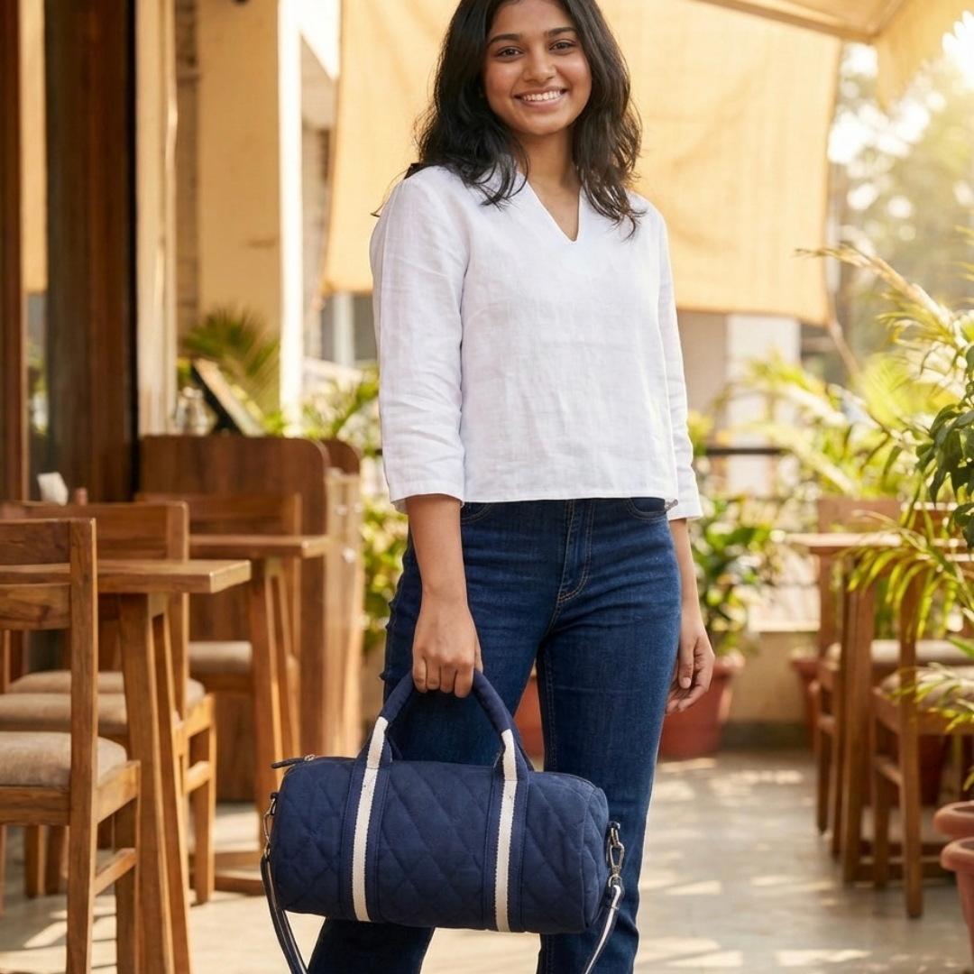 The Quilted Roll-Up Bag