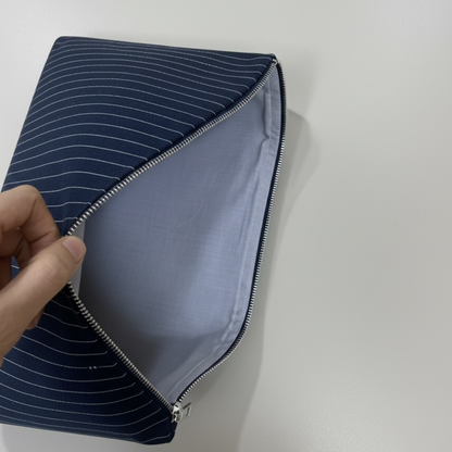 Pinstripe Collection – Laptop Sleeve, Pouch & Sunglass Cover (Set of 3)