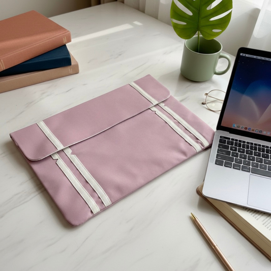 StripeCraft Canvas Laptop Sleeve