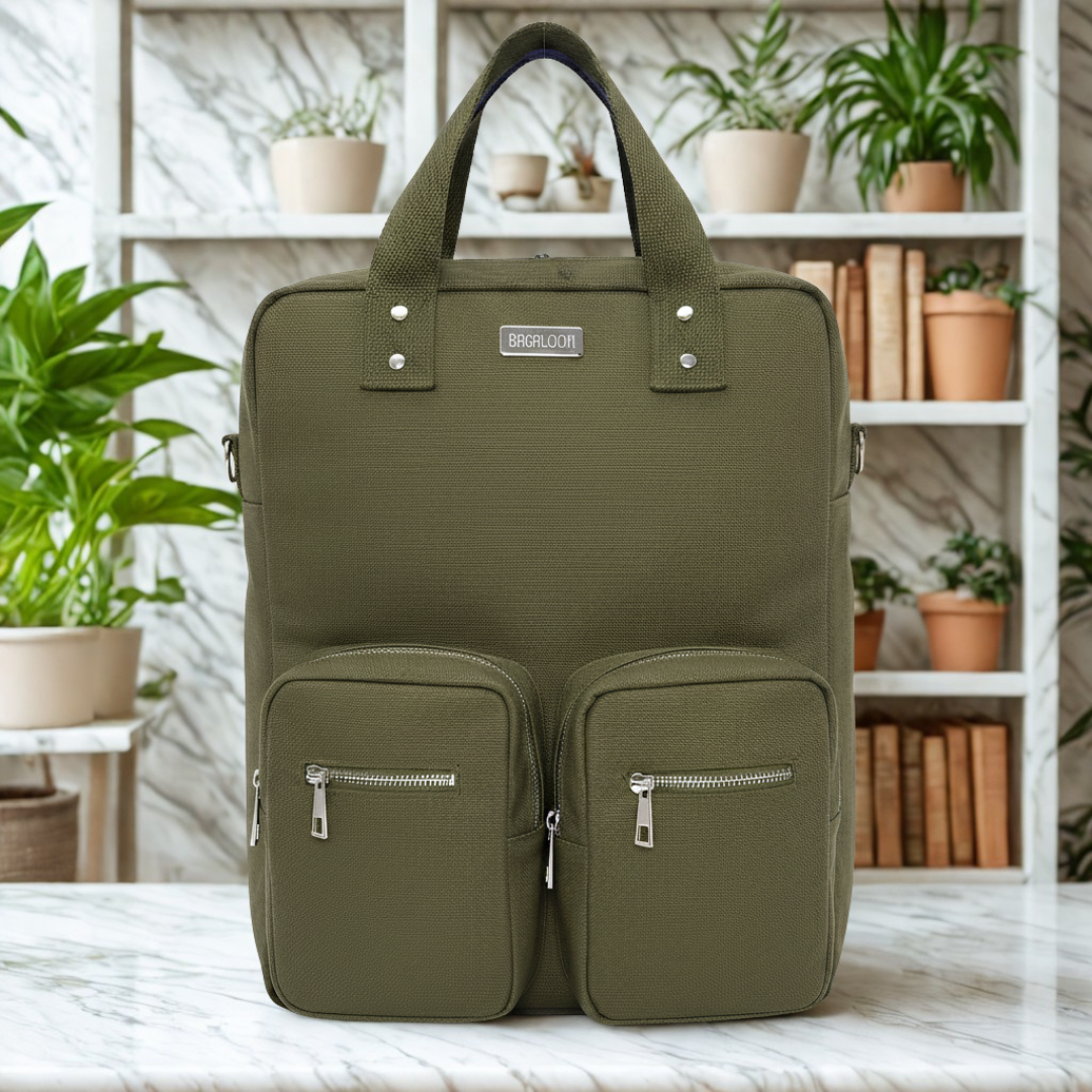 DualMode Canvas Bagpack