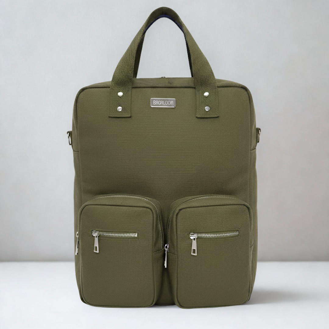 DualMode Canvas Bagpack