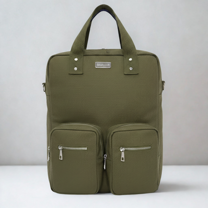 DualMode Canvas Bagpack