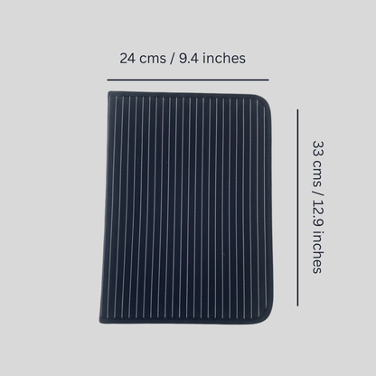 Pinstripe Canvas Folder