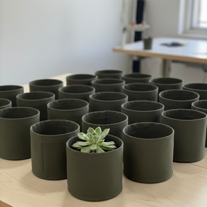 Premium Canvas Desktop Planter