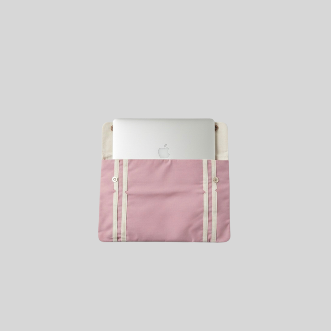 StripeCraft Canvas Laptop Sleeve