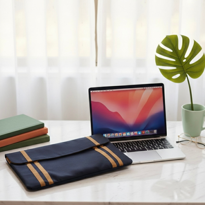 StripeCraft Canvas Laptop Sleeve