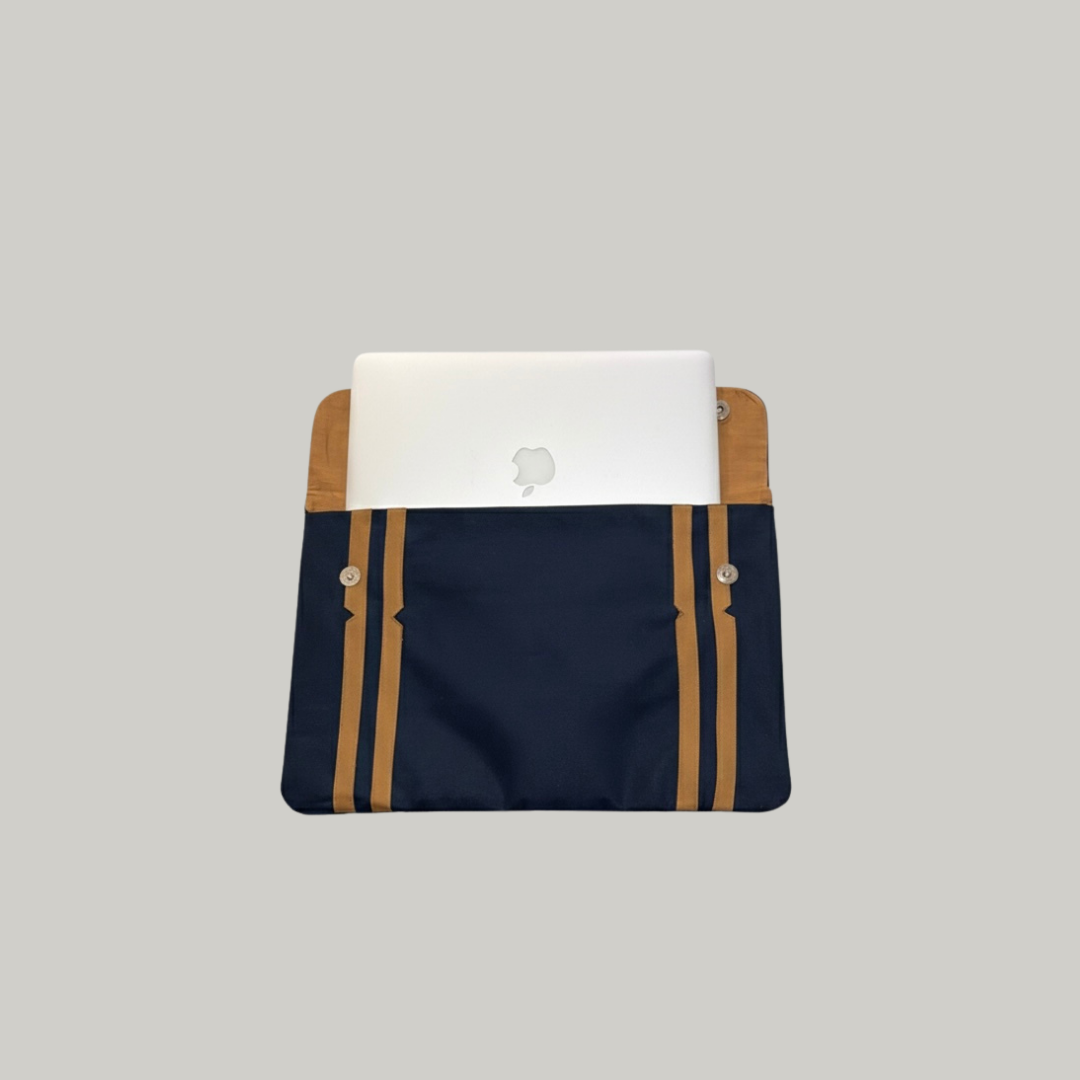 StripeCraft Canvas Laptop Sleeve