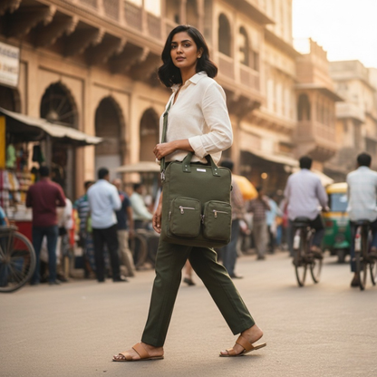 DualMode Canvas Bagpack