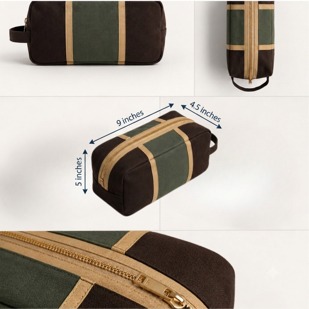 The Dopp Everyday Kit — Men's Multi-Purpose Canvas Pouch