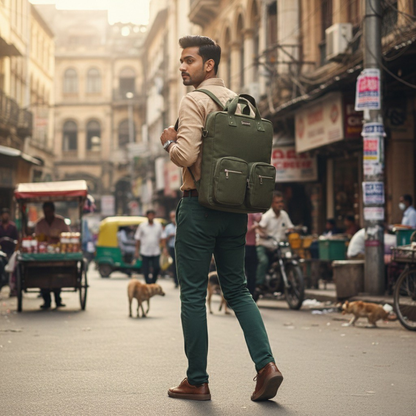 DualMode Canvas Bagpack